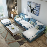 布艺沙发床简约现代沙发组合多功能储物沙发床客厅家具可拆洗定制
