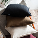 c欧式复古亚麻布料沙发面料 定做飘窗垫窗台垫榻榻垫抱枕