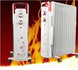 菊花油汀取暖器家用 电热油汀式电暖气片 油丁电暖器省电防水15片