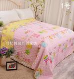 [转卖]韩国外贸出口纯棉印花水洗绗缝床盖床单床垫夏凉被空调被