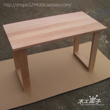 美国红樱桃木DIY工作台 全实木餐桌木质电脑桌 环保原木 直拼板面