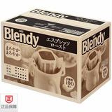 日本AGF BLENDY滴漏挂耳便携Drip咖啡Espresso Roast特浓8g*100袋