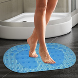 环保无味浴室防滑垫 脚丫洗澡淋浴脚垫 家用带吸盘浴缸垫子 包邮
