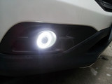 包邮 12款本田CRV 专用LED日行灯 改装天使眼透镜雾灯 氙气灯