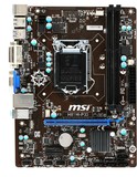 MSI/微星 H81M-P33 全固态 H81主板 1150平台 搭G3240