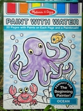 美国进口Melissa&Doug Paint with Water儿童画板水画本趣味学画