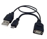 绿特 带供电MICRO USB OTG平板电脑手机外接U盘鼠标读卡器线