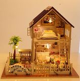 创意新品diy小屋巴黎公寓 手工拼装房屋建筑模型玩具送男女好礼品