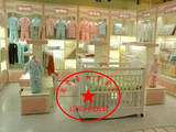 木制货架烤漆童装展柜母婴店展示柜服装展柜精品中岛柜母婴坊货架