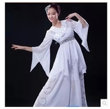 2015新款民族舞蹈古典舞服装桃李杯大赛演出服扇子舞伞舞长裙女装