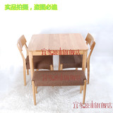 实木餐桌小桌子橡木家具日式宜家伸缩折叠桌子省空间简约 小户型