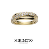 日本代购 MIKIMOTO 御木本  戒指/钻戒 直邮 包邮 18K黄金 钻石