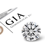 GIA钻石正品30分-1克拉裸钻 钻石戒指 吊坠 耳钉 求婚钻戒定制