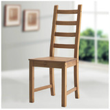 简约现代松木浅棕色创意全实木餐椅北欧宜家樟子松卡思比椅子