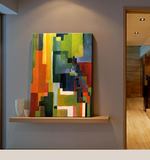 德国表现主义抽象人物公司家居风景现代艺术客厅沙发背景墙装饰画