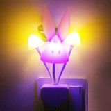 LED光控感应夜灯 七彩变色创意阿凡达蘑菇月光兔 小夜灯卧室灯