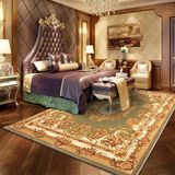 绿色欧式美式中式古典宫廷地毯 客厅卧室高档仿羊毛地毯现货 批发