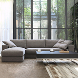 布艺沙发 北欧宜家沙发 简约现代客厅转角组合L型小户型日式家具