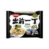 【天猫超市】香港进口食品出前一丁方便面 黑蒜油猪骨汤味100g/袋