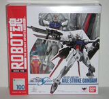 现货 万代 ROBOT魂 100 Aile Strike Gundam E型空战强袭高达