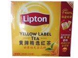 Lipton立顿红茶S200袋泡茶叶 黄牌精选红茶400g 锡兰红茶