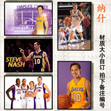 史蒂夫纳什海报订做Steve Nash NBA全明星篮球球星贴纸墙贴装饰画