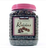 现货 美国原装进口Kirkland葡萄干夹心1530g牛奶巧克力豆1.53kg