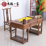 1.38米红木家具实木台式鸡翅木电脑桌写字台中式仿古书桌办公桌