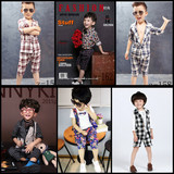 影楼儿童摄影服装4-6岁男童艺术照衣服男孩拍照时尚服饰照相衣服