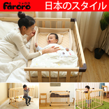 Faroro多功能实木环保欧式婴儿床宝宝床BB床折叠床儿童床