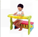 儿童桌椅组合学习桌多功能折叠塑料桌婴幼儿玩具收纳储物桌椅直销