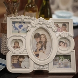 相框摆台挂墙组合创意连体婚纱照欧式全家福儿童宜家照片相架包邮