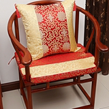 红木沙发坐垫中式实木沙发垫海绵加厚仿古典罗汉床垫子五件套定做