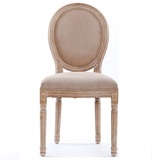 欧式餐椅 新古典餐椅 实木椅子复古家用餐椅软包咖啡餐椅洽谈桌椅