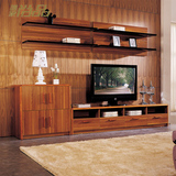 唯家尚品 实木电视柜现代中式简约烤漆地柜客挂柜厅组合厅柜边柜