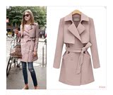 Zara女装正品代购欧洲站2015秋装新款大码修身显瘦中长款风衣外套
