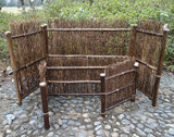 竹子制品工艺品天然手工竹编栅栏围栏 篱笆 农家乐装饰创意竹制品