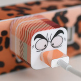 美本堂苹果电源贴 iPhone5S/6/6s充电器贴 创意个性插头贴纸配件