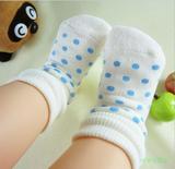 婴儿袜子纯棉0-3-6-12个月新生儿袜子1-3岁宝宝袜子儿童秋冬毛圈