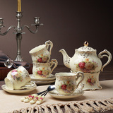 高档花茶茶具套装欧式陶瓷花茶壶蜡烛加热底座整套花草茶泡茶壶
