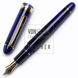 日本PLATINUM白金|#3776 CENTURY世纪教堂蓝|高端礼品钢笔14K金笔