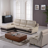 皇宇顾家 真皮沙发 进口头层牛皮沙发 简约现代客厅组合沙发