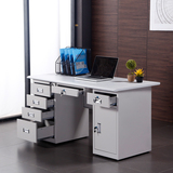 人1.2米钢制办公桌子职员办公桌椅组合铁皮办公电脑桌1.4单