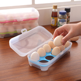 2个装 鸡蛋保鲜盒厨房冰箱家用鸡蛋盒塑料多功能储物收纳盒