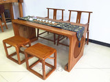 特价中式全实木琴桌 老榆木免漆古琴桌凳画案茶桌电脑桌仿古定做