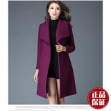 【天天特价】毛呢外套女2015新款韩版中长款加厚羊绒呢子大衣
