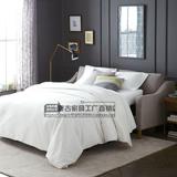特价美式沙发床法式复古欧式现代简约折叠床客厅两用布艺床可定做