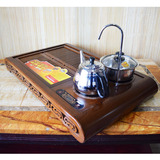 金灶 V312A茶具鸡翅木实木雕刻茶盘四合一电磁茶炉泡茶机74X44cm