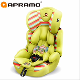 英国Apramo儿童安全座椅婴儿宝宝汽车车载坐椅9月-12岁3C/E1认证