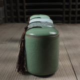 茶叶罐陶瓷 特卖龙泉青瓷密封紫砂罐 茶盒便携普洱茶罐茶叶储存罐